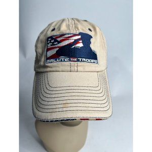 Nascar Dupont Motorsports Salute The Troops  OS Adjustable Tan  Missing Button